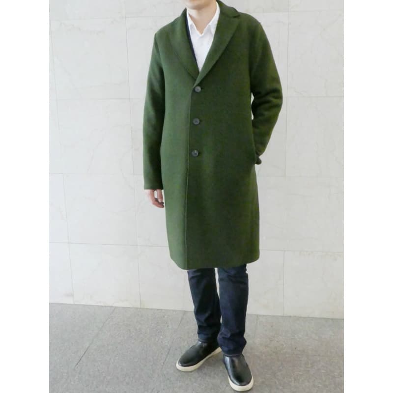 【最終値下げ】ハリスワーフロンドン⭐︎ノーカラーコート　サイズ42（11号相当） HARRIS WHARF LONDON ジャケット・コート の通販 | Artistsan